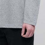 [Coolstandard] Crew Neck Long Sleeve T-Shirt [Grey]