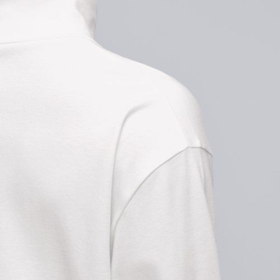 Relaxed Turtle Neck Long Sleeve T-Shirt [Cream]