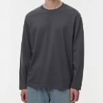 [Hitstandard] Crew Neck Long Sleeve T-Shirt [Gunmetal]