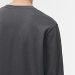 [Hitstandard] Crew Neck Long Sleeve T-Shirt [Gunmetal]