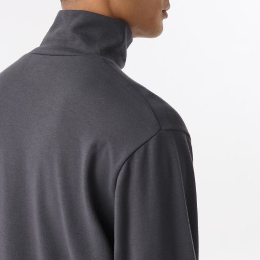 [Hitstandard] Turtle Neck Long Sleeve T-Shirt [Gunmetal]