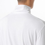 CR Turtle Neck Long Sleeve T-Shirt [White]