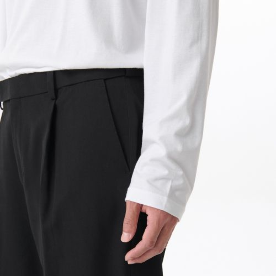 CR Turtle Neck Long Sleeve T-Shirt [White]