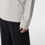 Relaxed CR Scoop Neck Long Sleeve T-Shirt [Mushroom]