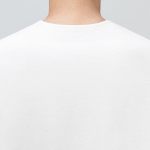 Ponte Crew Neck Long Sleeve T-Shirt [Cream]