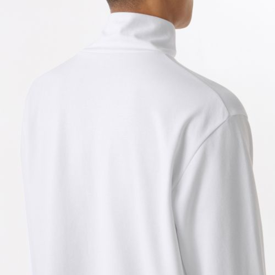 [HitStandard] Turtle Neck Long Sleeve T-Shirt [White]