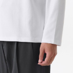 [HitStandard] Turtle Neck Long Sleeve T-Shirt [White]