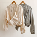 Butter Nylon Windbreaker