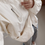 Butter Nylon Windbreaker