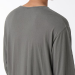 Relaxed CR Scoop Neck Long Sleeve T-Shirt [Khaki Grey]