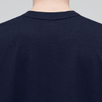 [Cooltandard] Crew Neck Long Sleeve T-Shirt [Navy]