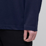 [Cooltandard] Crew Neck Long Sleeve T-Shirt [Navy]