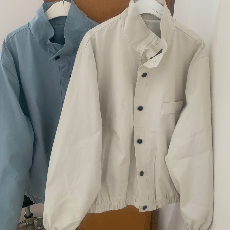 ENCO High Neck Loose-Fit Windbreaker