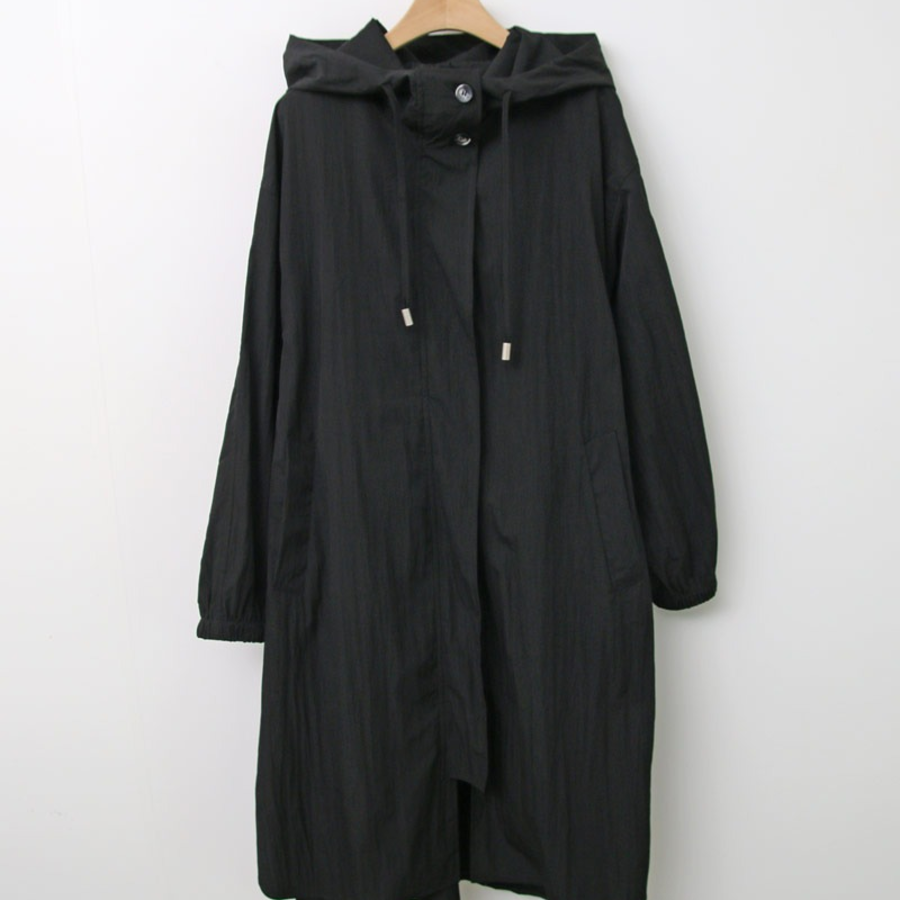 Spring Nylon Hooded Windbreaker