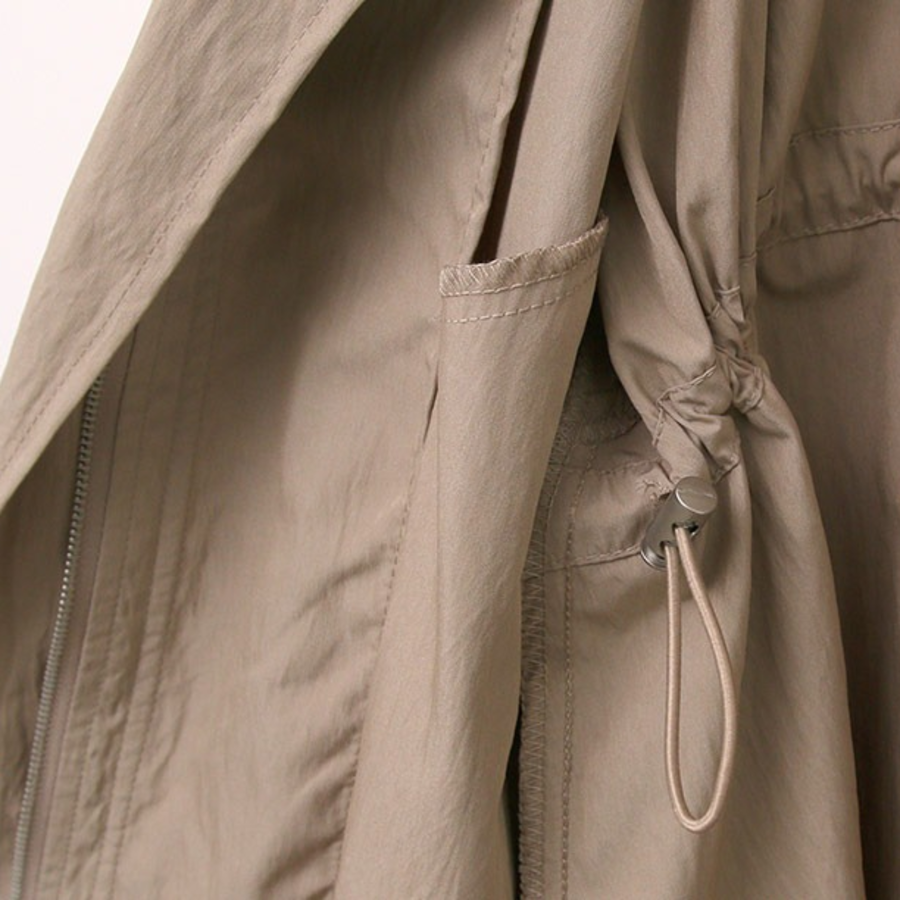 Spring Nylon Hooded Windbreaker