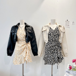 Slim Balloon Pocket Crop Leather Rider