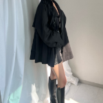 Selly High Neck Short Trench Windbreaker