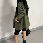 Selly High Neck Short Trench Windbreaker