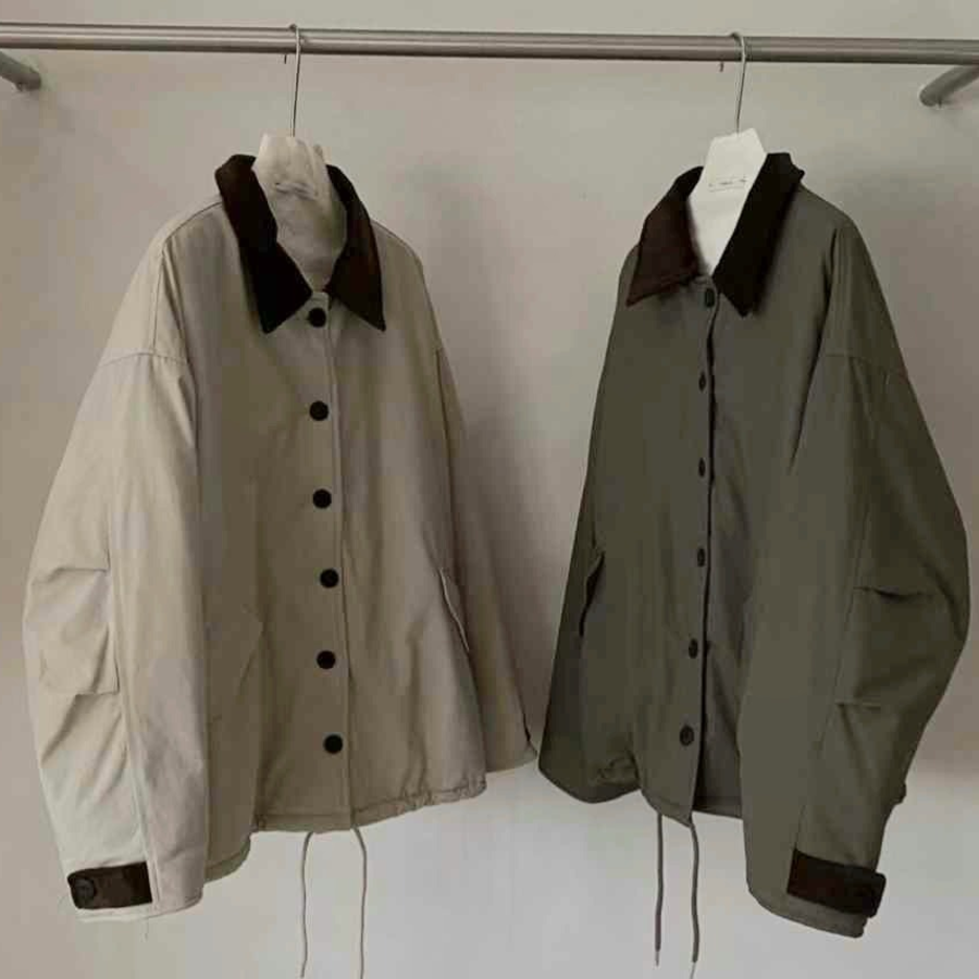 Yangteol Lined Corduroy Half Yasan