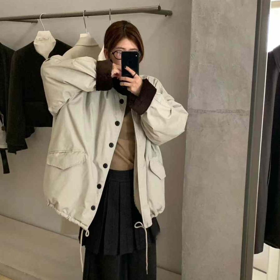 Yangteol Lined Corduroy Half Yasan