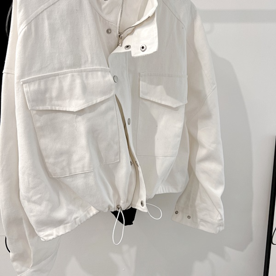 Toto String Pintuck Balloon Puff Cotton Crop Yasan