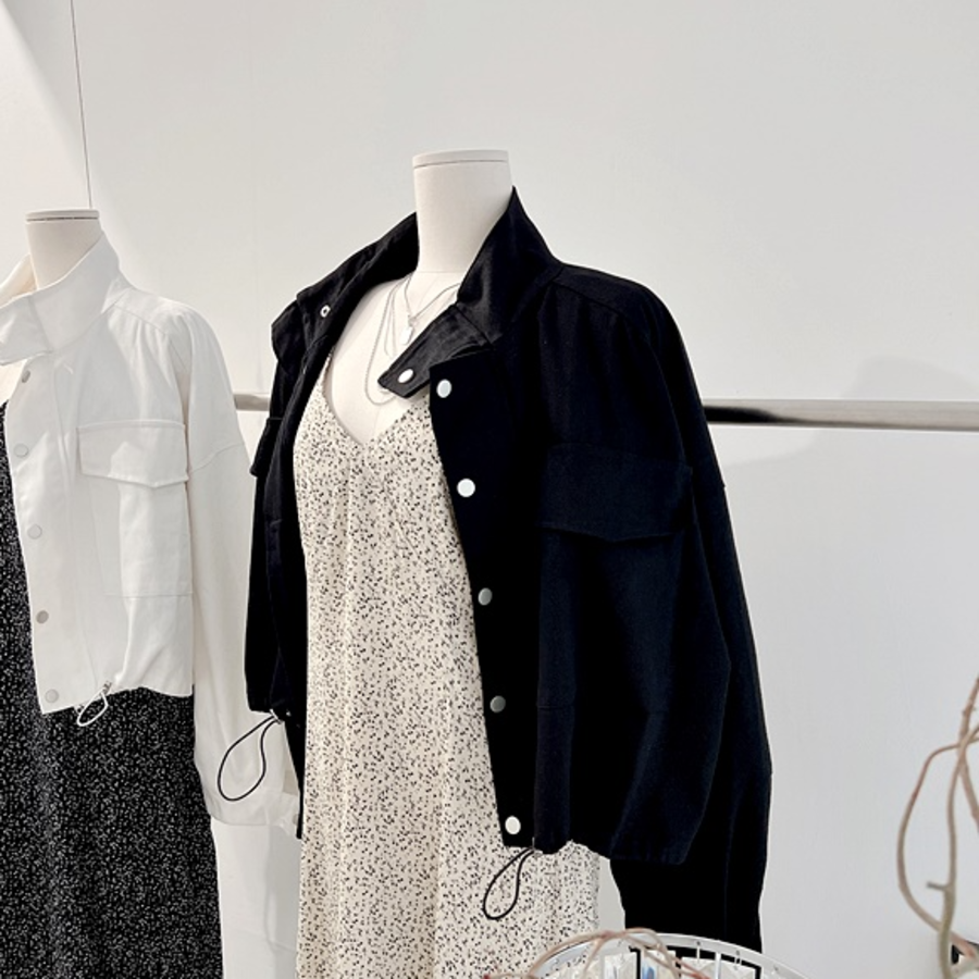 Toto String Pintuck Balloon Puff Cotton Crop Yasan