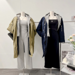 Oversized Quilted Pocket String Layered Hood Long Yasan Padding