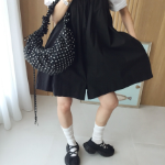 пышный хлопковый комбинезон с бантом на спине Follow