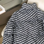 Black Down Velvet Stand Collar Puffer