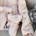 Pink White Duck Down Puffer