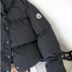 Gypsophila Black Diamond High Neck Fleece Puffer