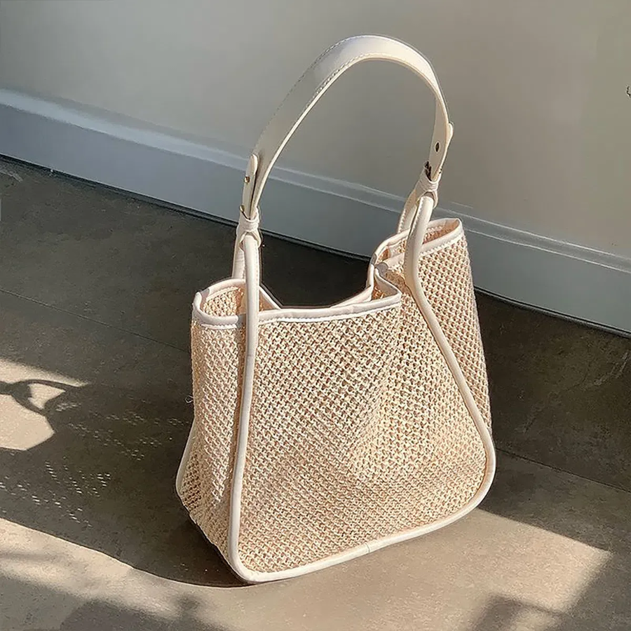 Light Summer Rattan Mesh Eco Shoulder Bag — невесомый акцент для летнего образа