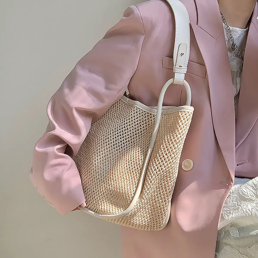 Light Summer Rattan Mesh Eco Shoulder Bag — невесомый акцент для летнего образа