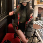 Duck Down Check Casual Puffer