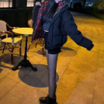 Duck Down Check Casual Puffer