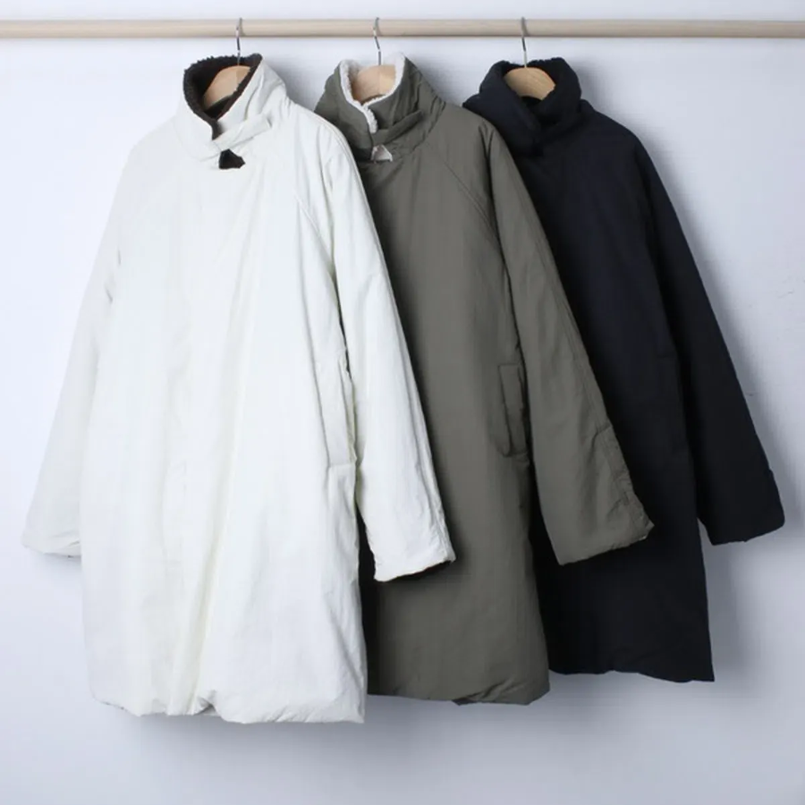 Chic Sherpa Long Collar Zip Winter Yasan
