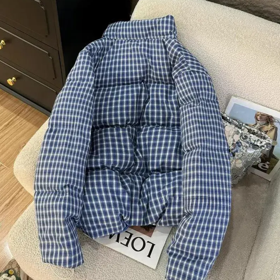 Semi High Neck Check Padded