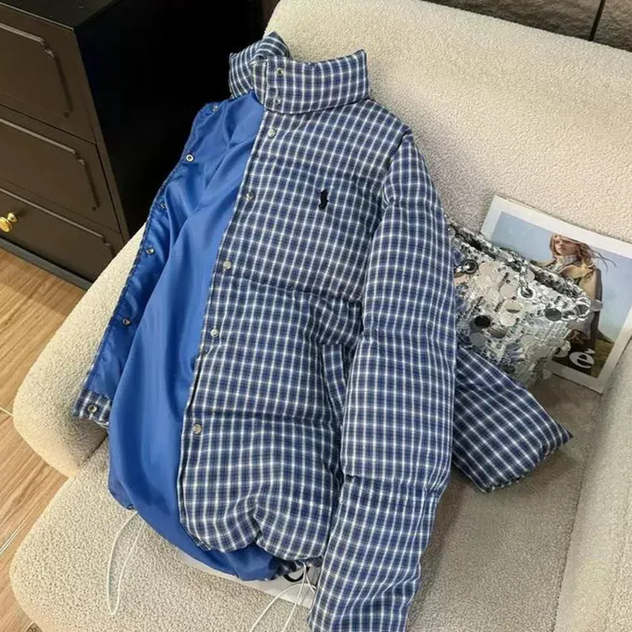 Semi High Neck Check Padded