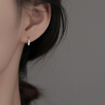 Серебряные серьги-капли с объёмным дизайном