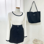 Atelier Embroidered Lettering Eco Bag — элегантный акцент на каждый день