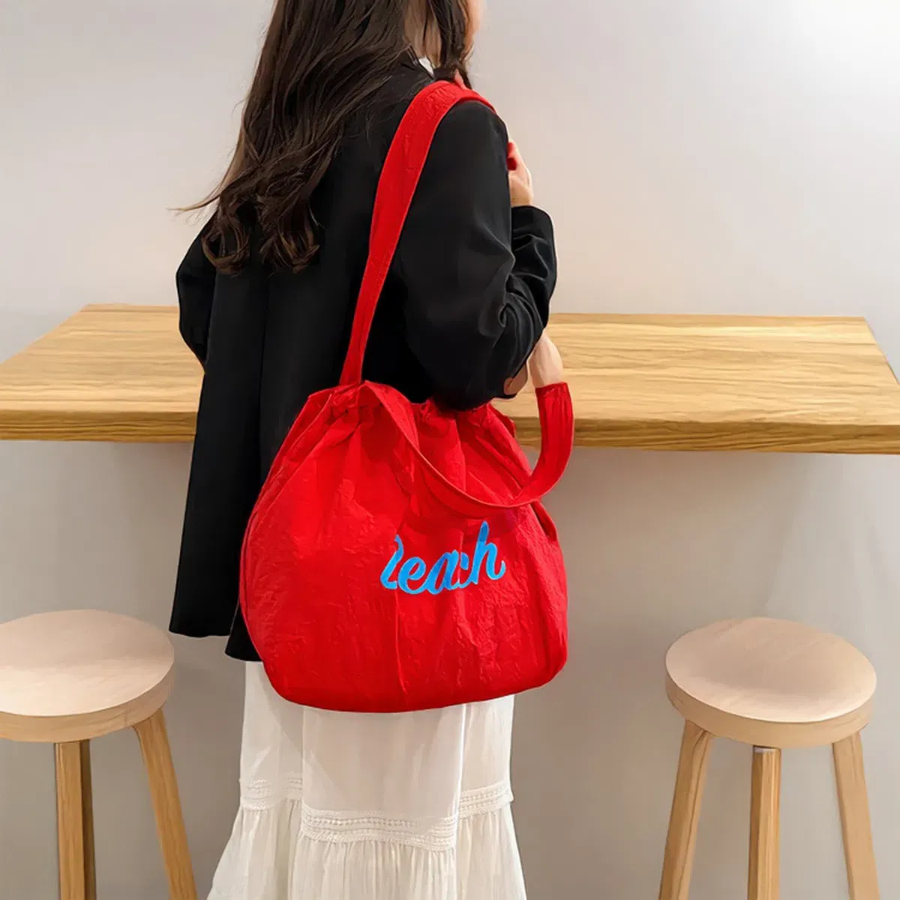 Printed Canvas Color Eco Shoulder Bag — яркий акцент на каждый день