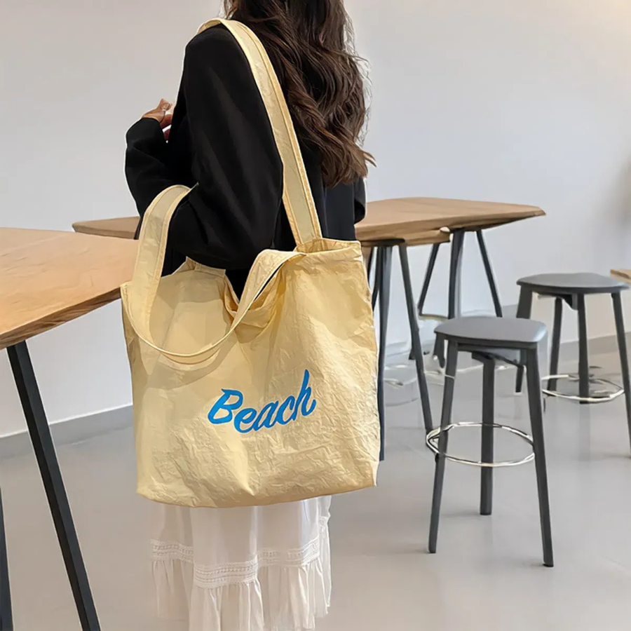 Printed Canvas Color Eco Shoulder Bag — яркий акцент на каждый день