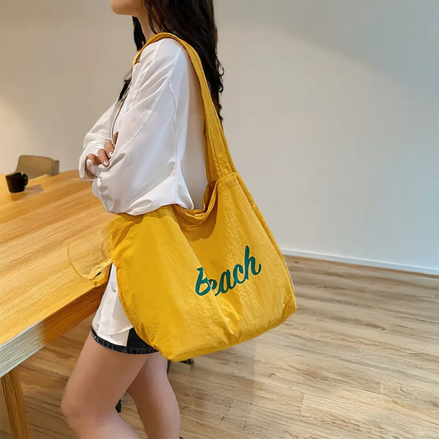 Printed Canvas Color Eco Shoulder Bag — яркий акцент на каждый день