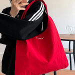 Solid Casual Oversized Eco Shoulder Bag — практичность в минимализме