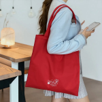 Red Lettering Print Eco Tote — яркий акцент на каждый день
