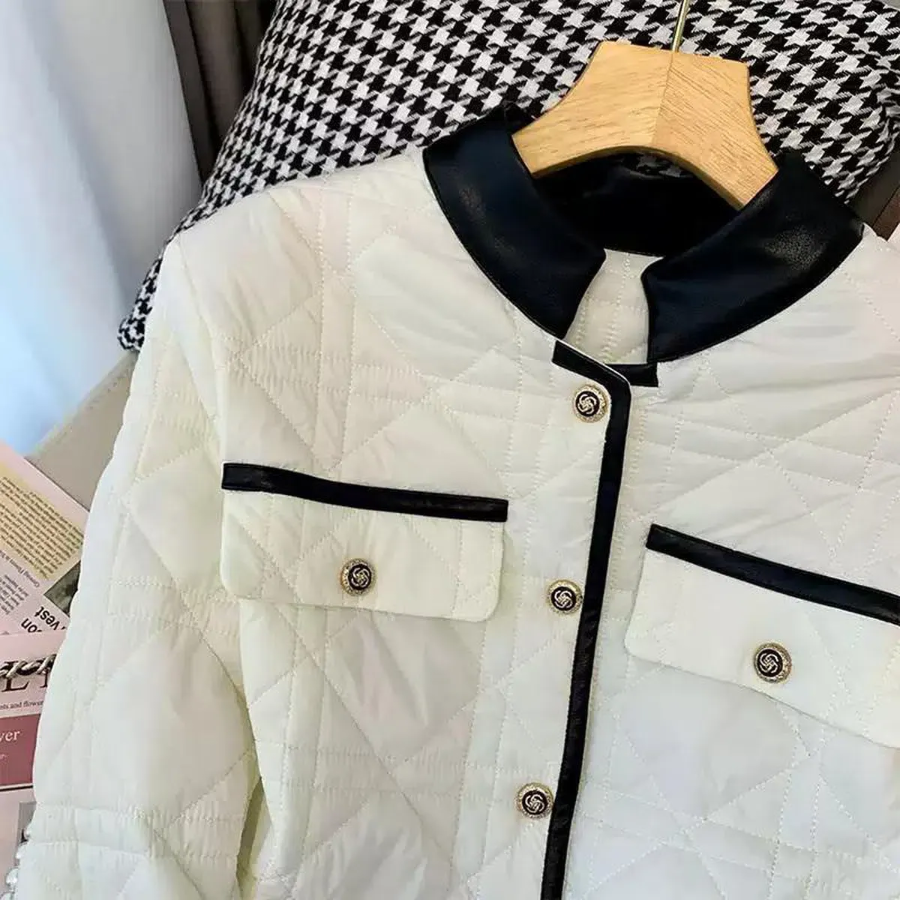 French Casual Slim Puffer Jacket