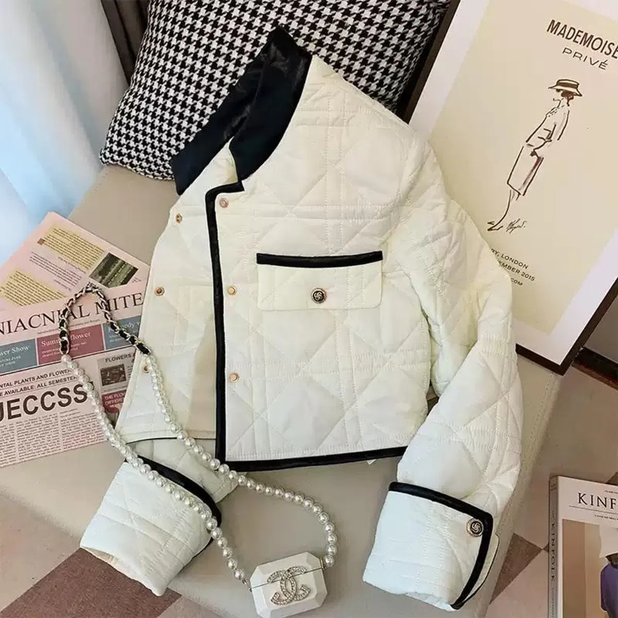 French Casual Slim Puffer Jacket