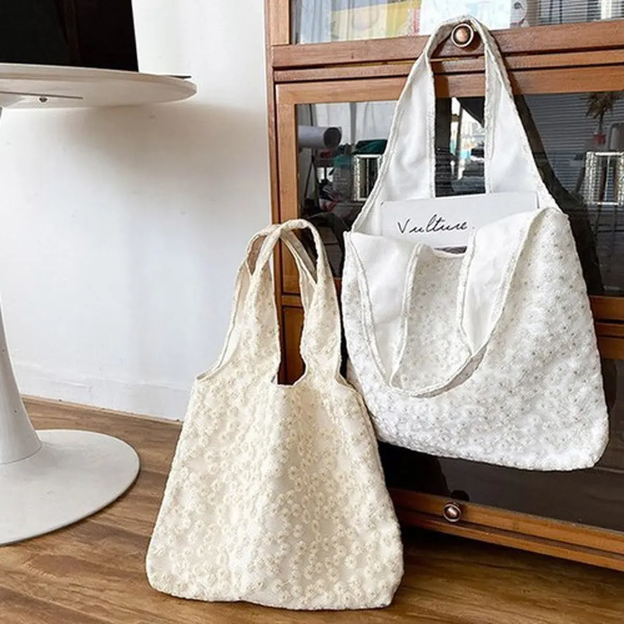 Daisy Embroidery Shopper Eco Bag — лёгкость, нежность и практичность в одном аксессуаре