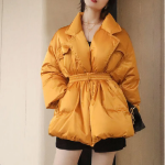 Slim Belted Down Jacket