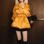 Slim Belted Down Jacket